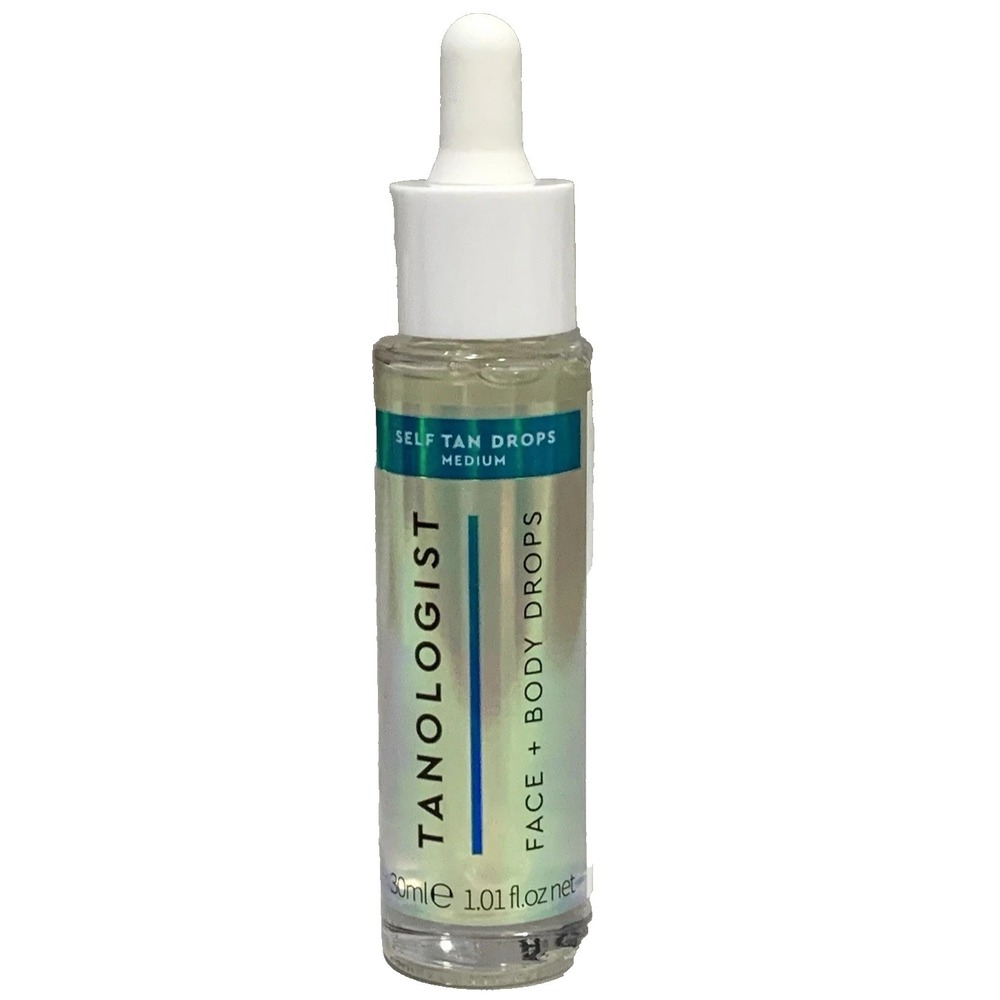 Tanologist Face + Body MEDIUM Self Tanning Drops 1.01 oz